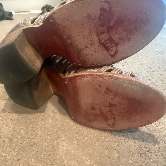 Freebird by Steven Ice Multi Heeled Sandals wazee size 6 - Picture 2 of 2